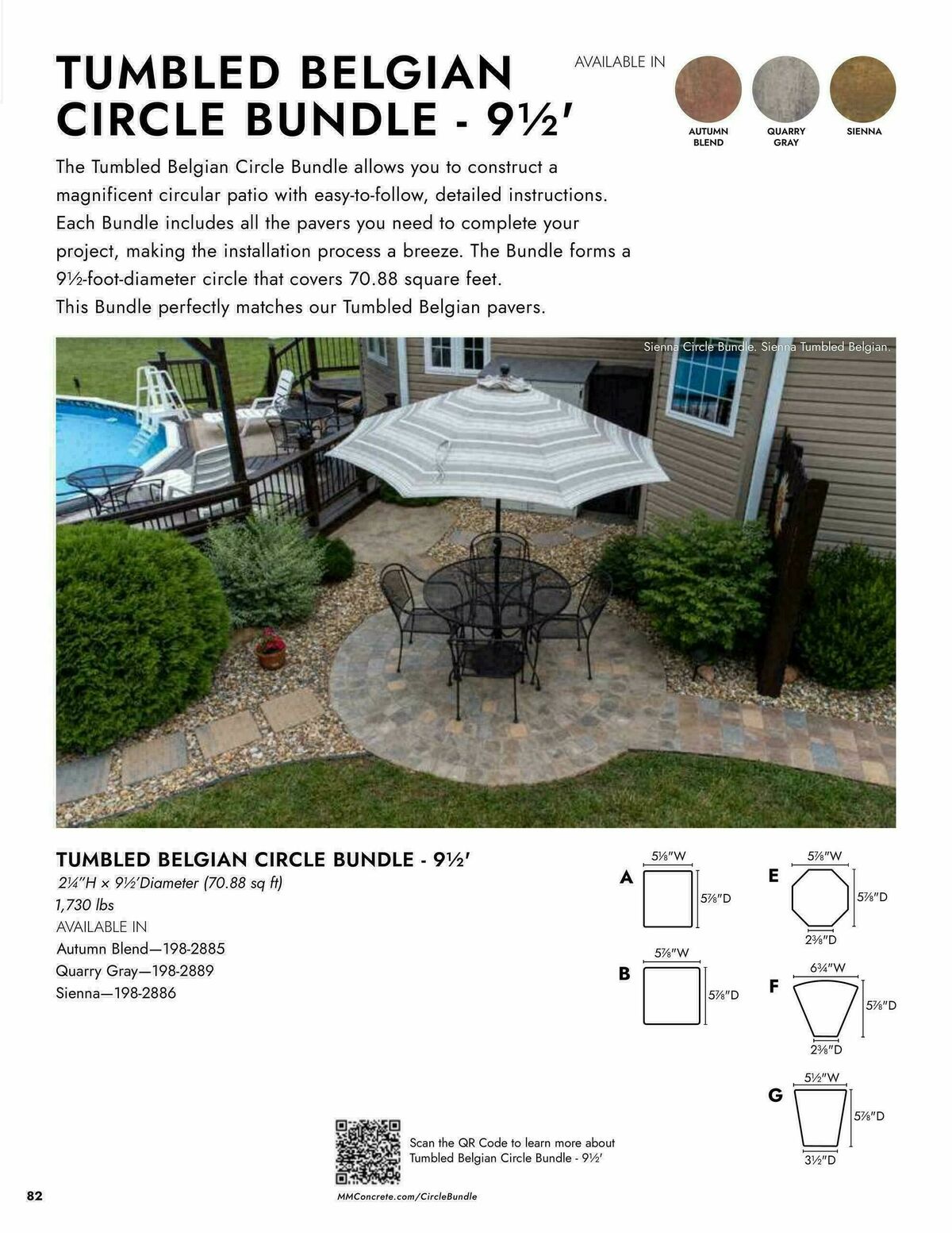 Menards Outdoor Living Block Catalog Weekly Ad from April 2