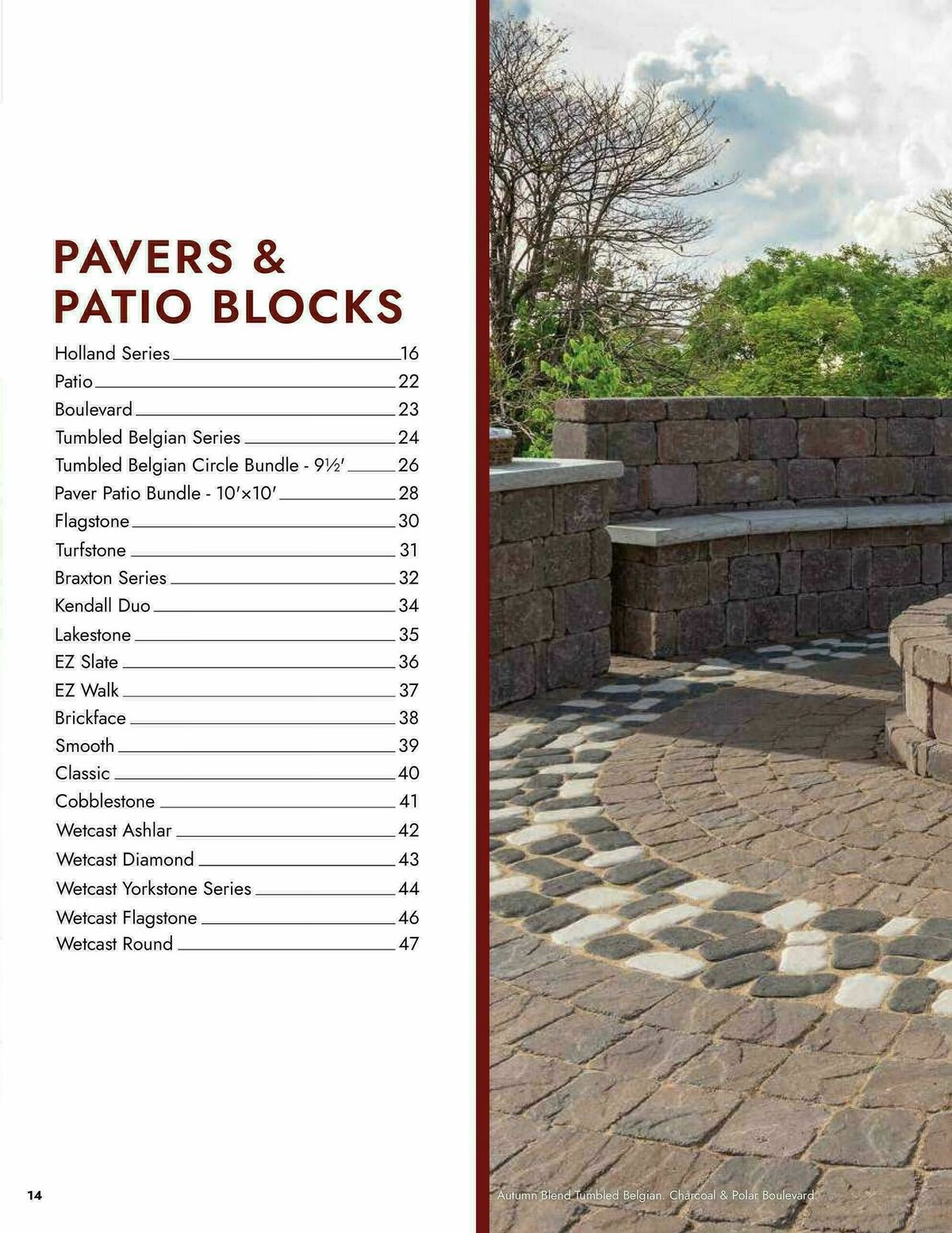 Menards Landscape Block Catalog Weekly Ad from April 2