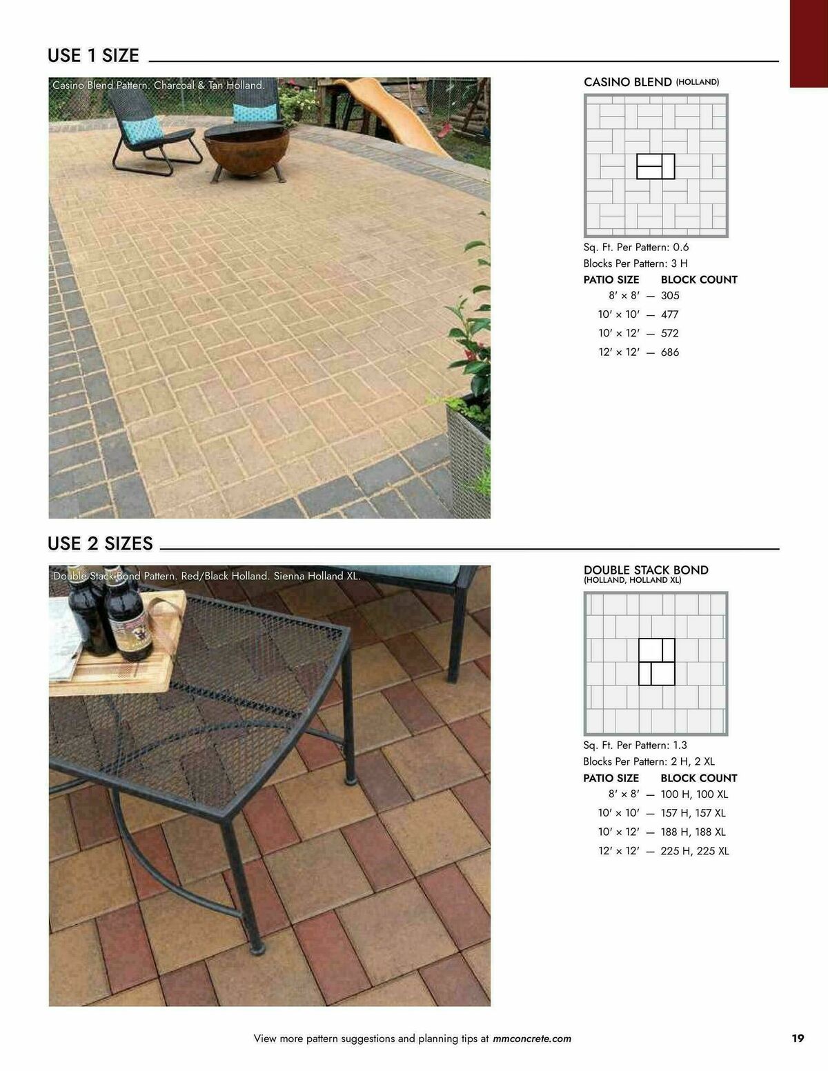 Menards Landscape Block Catalog Weekly Ad from April 2