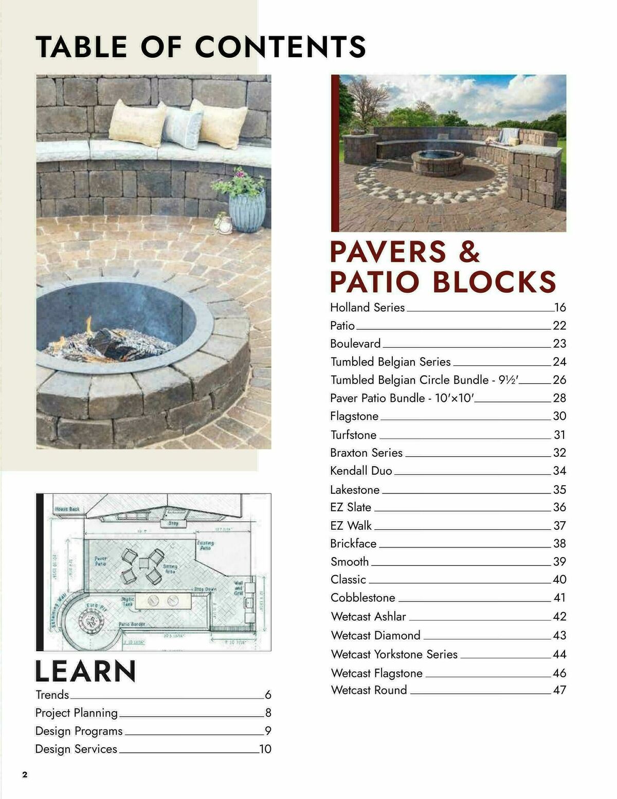 Menards Landscape Block Catalog Weekly Ad from April 2