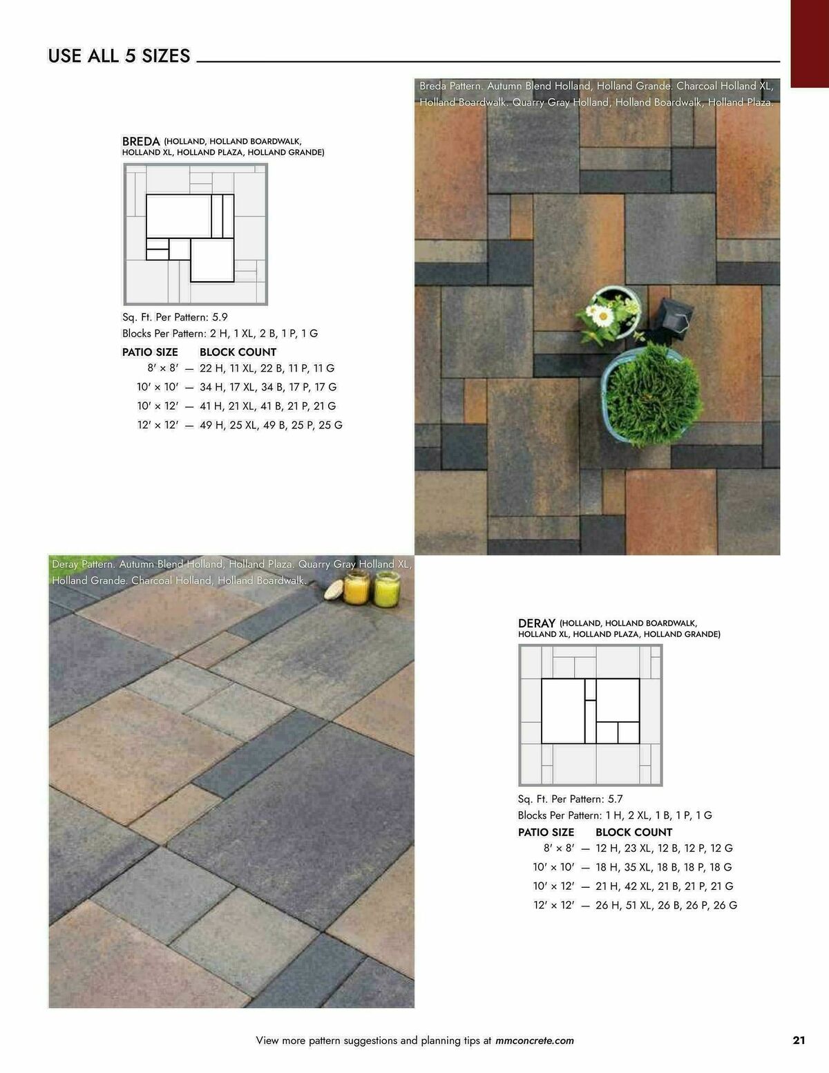 Menards Landscape Block Catalog Weekly Ad from April 2