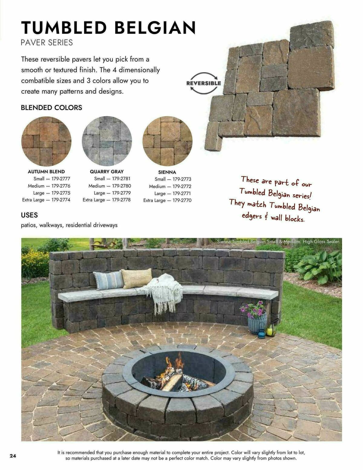 Menards Landscape Block Catalog Weekly Ad from April 2