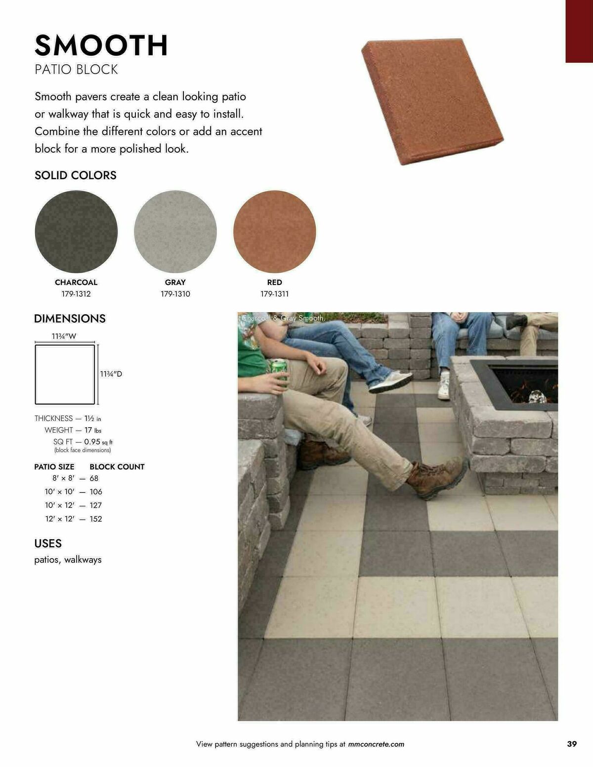 Menards Landscape Block Catalog Weekly Ad from April 2