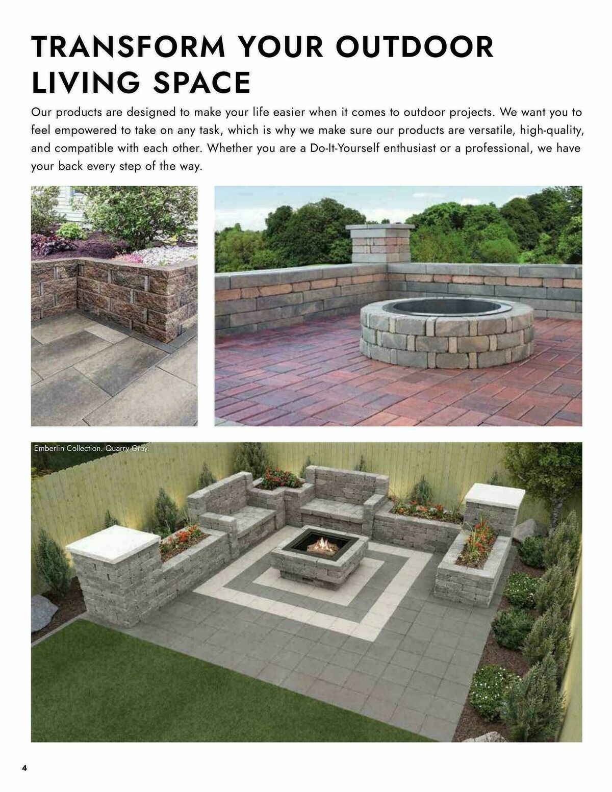 Menards Landscape Block Catalog Weekly Ad from April 2
