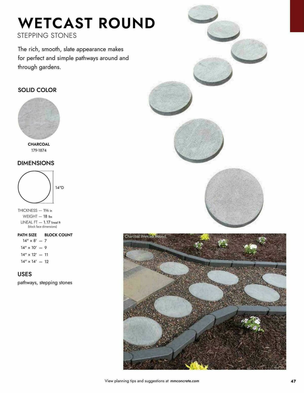 Menards Landscape Block Catalog Weekly Ad from April 2