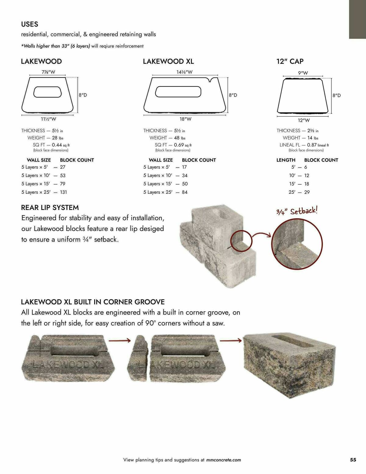 Menards Landscape Block Catalog Weekly Ad from April 2