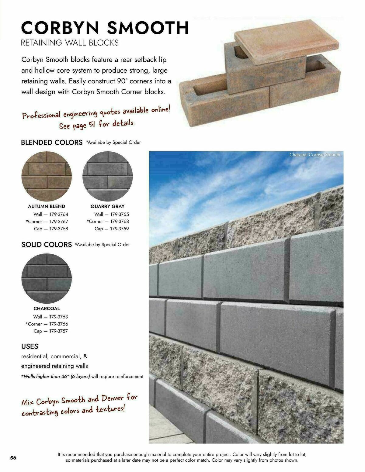 Menards Landscape Block Catalog Weekly Ad from April 2