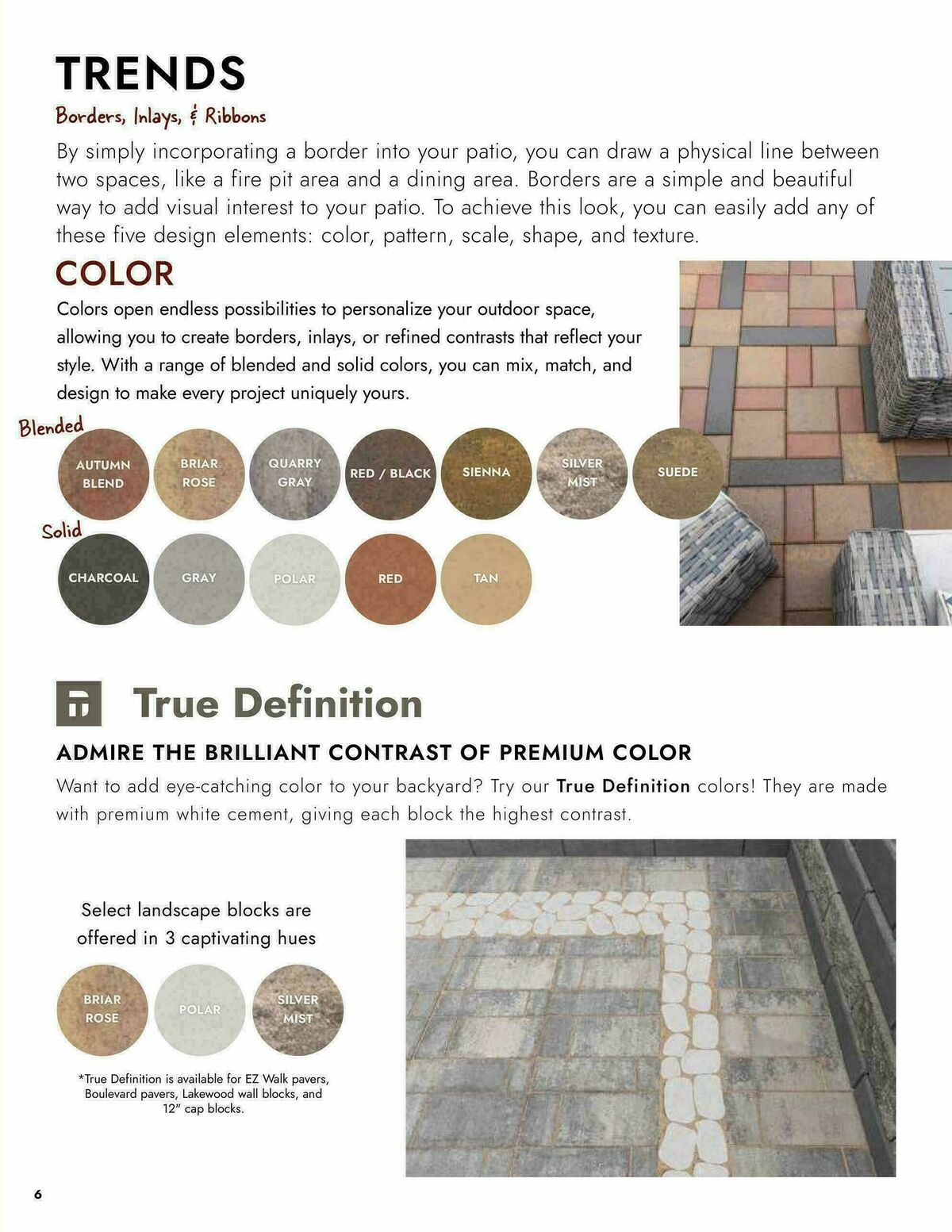 Menards Landscape Block Catalog Weekly Ad from April 2