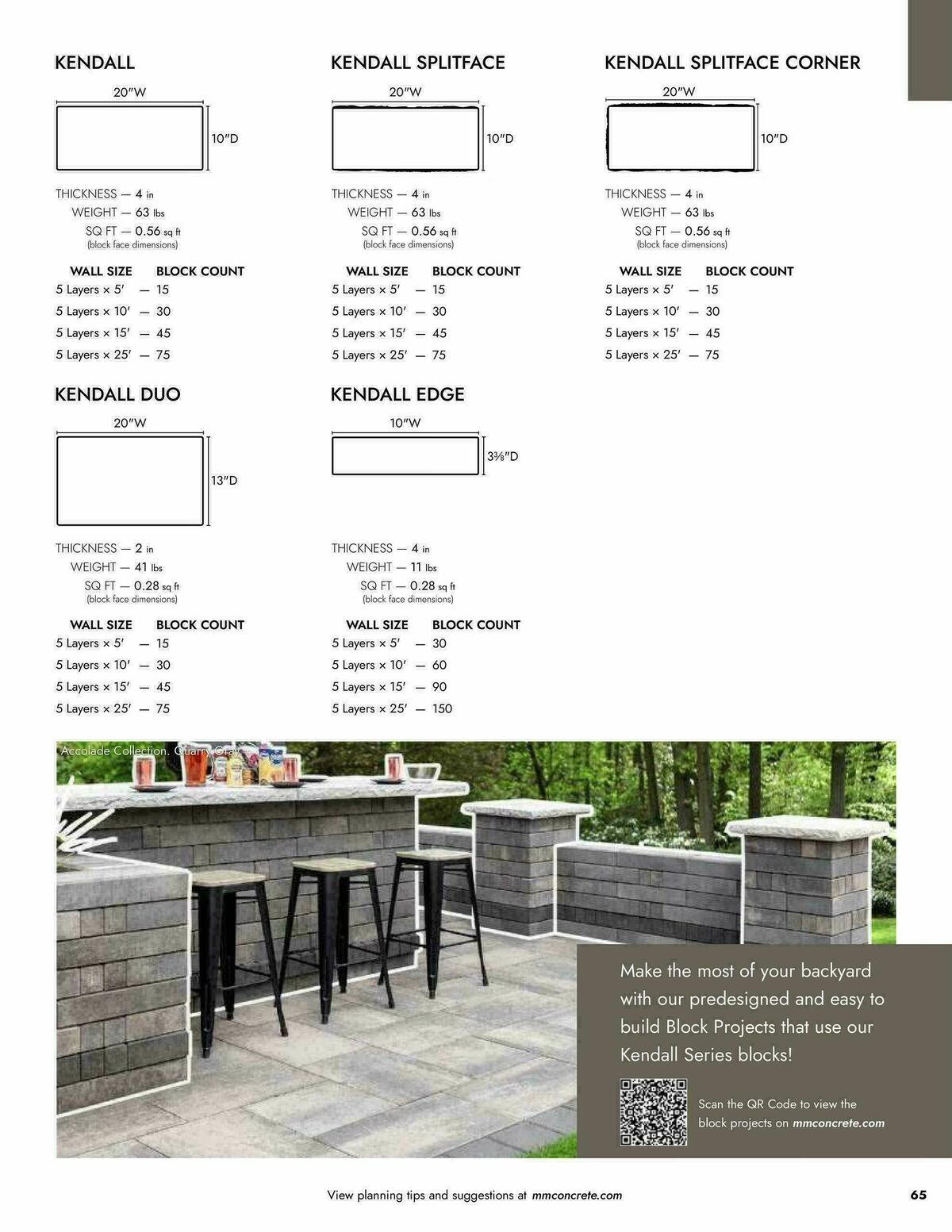 Menards Landscape Block Catalog Weekly Ad from April 2