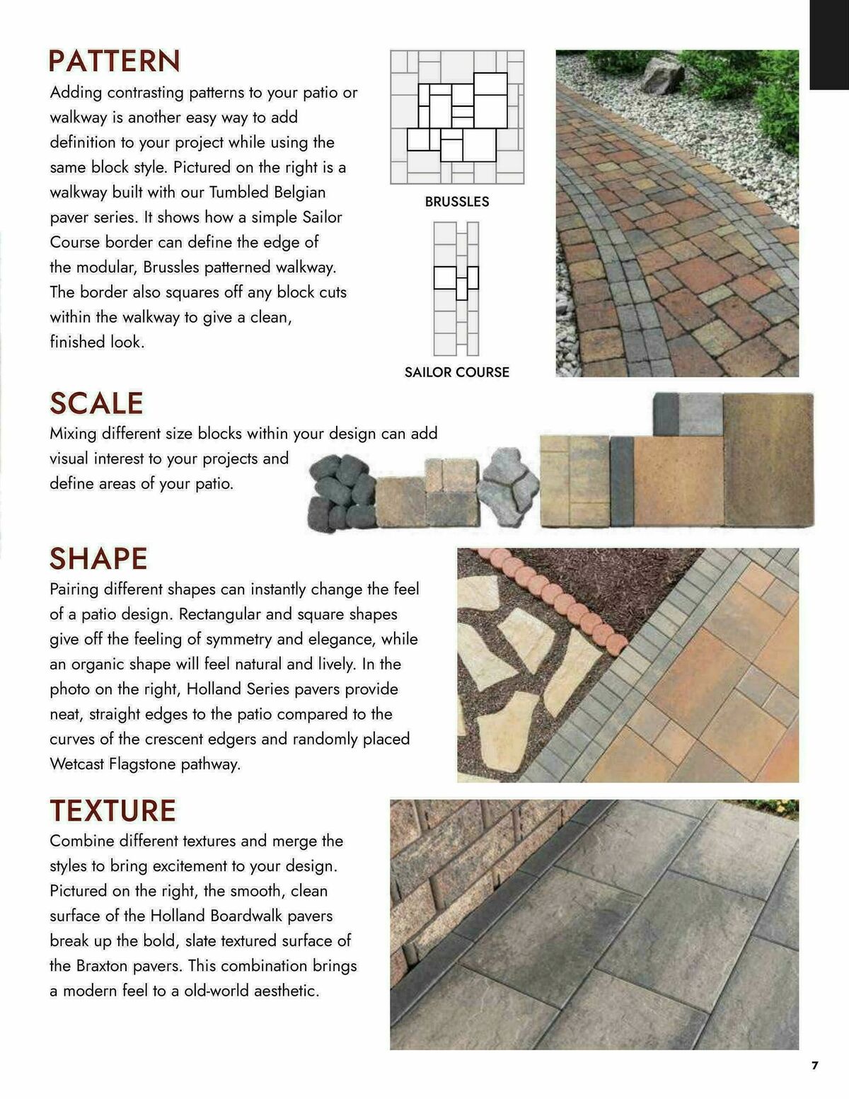 Menards Landscape Block Catalog Weekly Ad from April 2