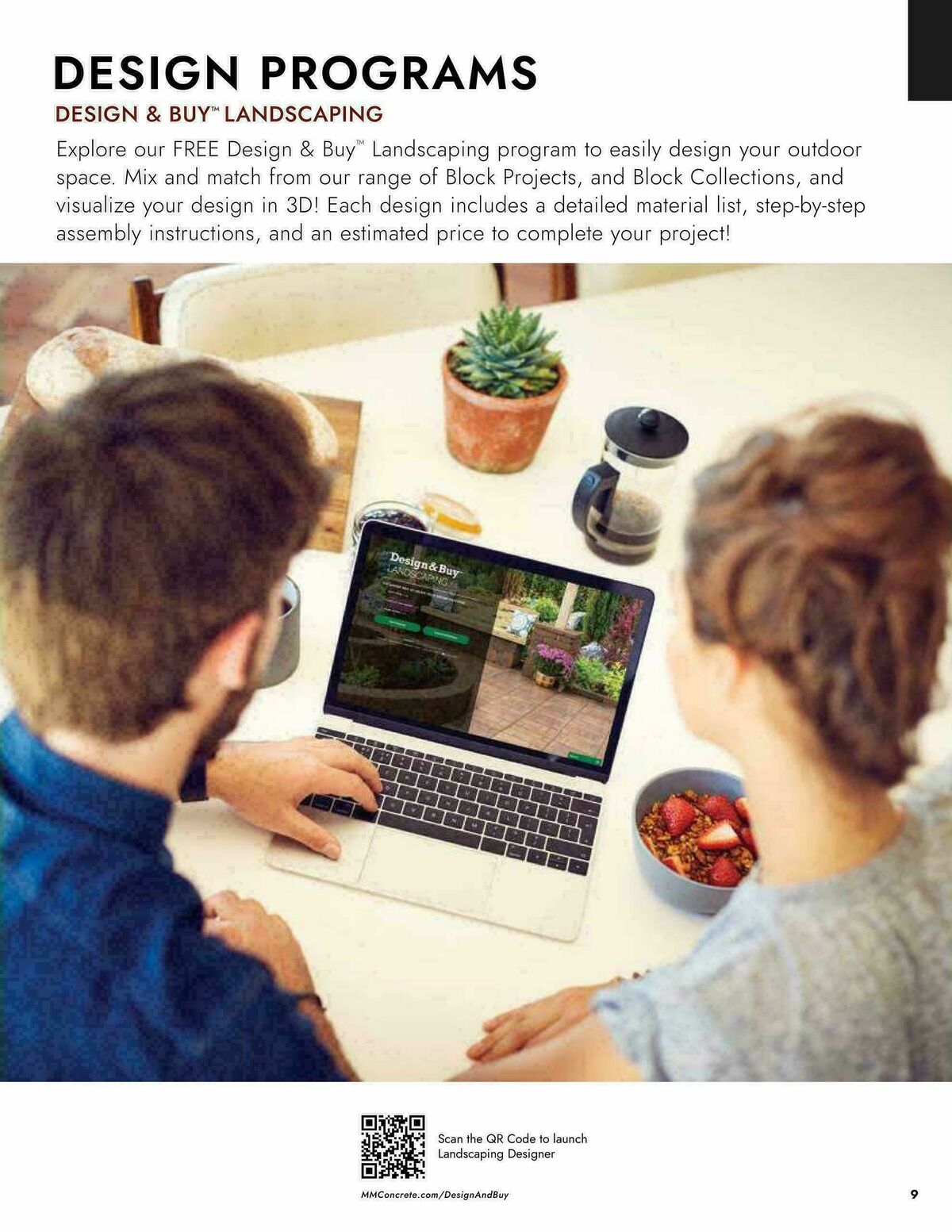 Menards Landscape Block Catalog Weekly Ad from April 2