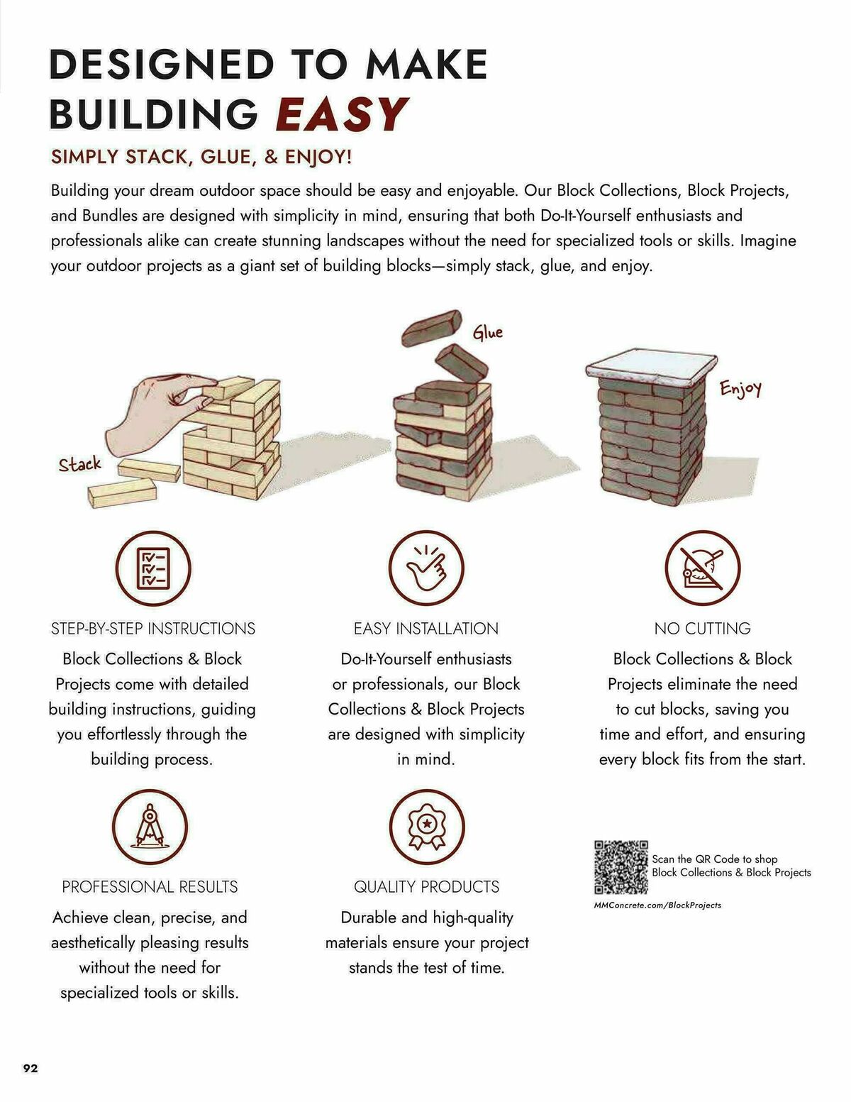 Menards Landscape Block Catalog Weekly Ad from April 2
