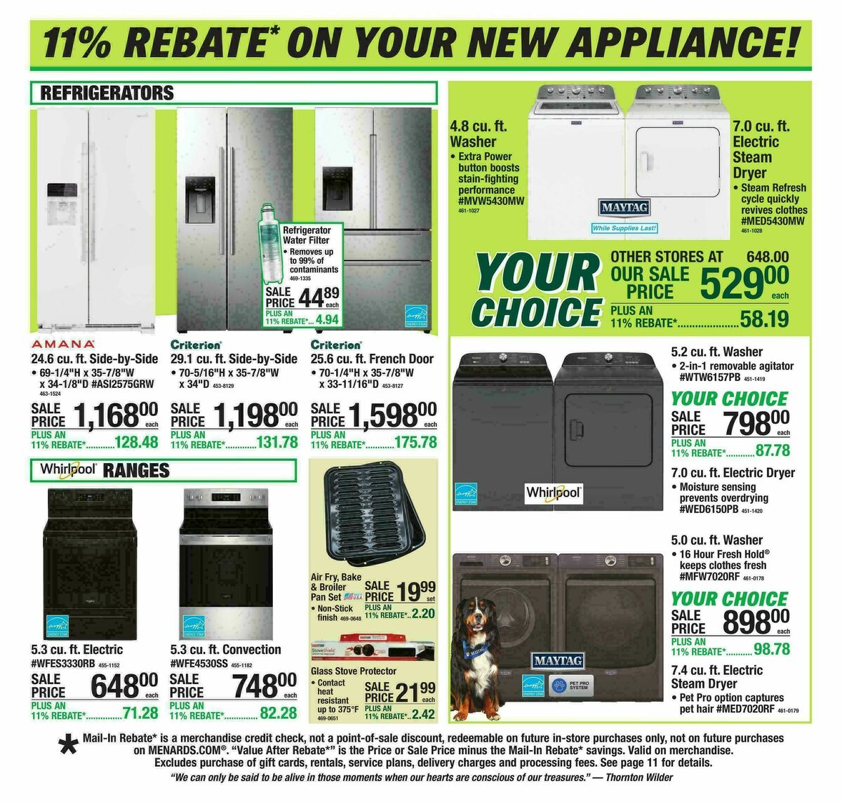 Menards Weekly Ad from April 8