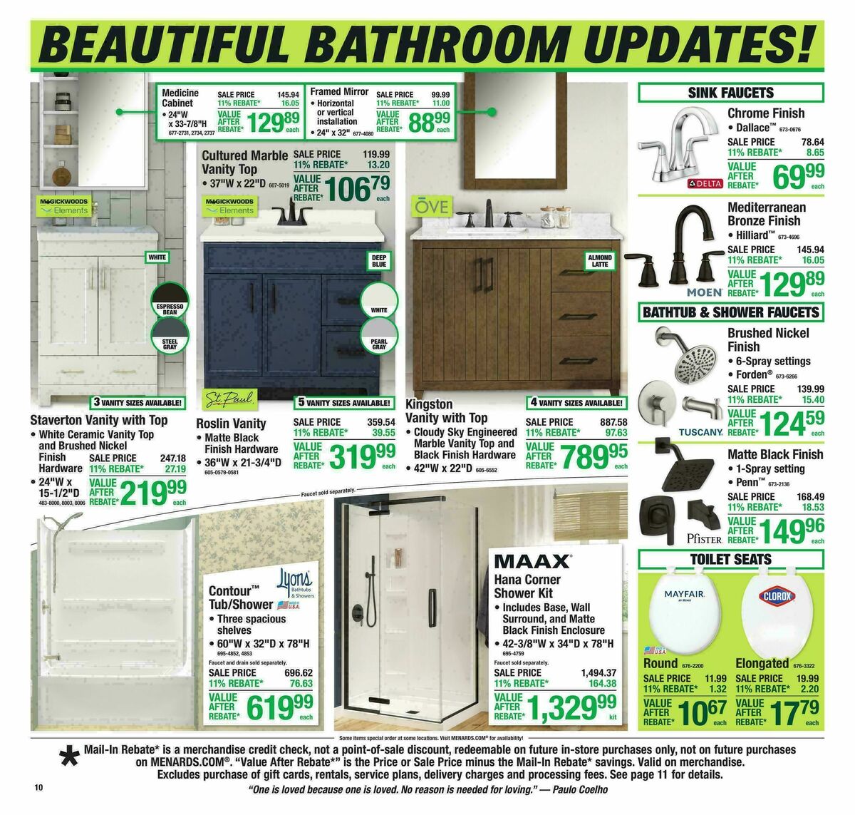 Menards Weekly Ad from April 8