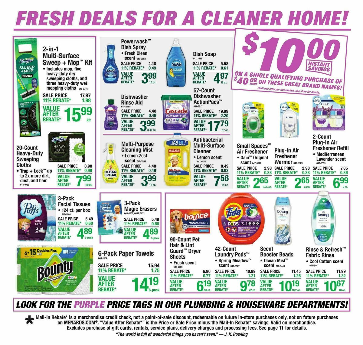Menards Weekly Ad from April 8