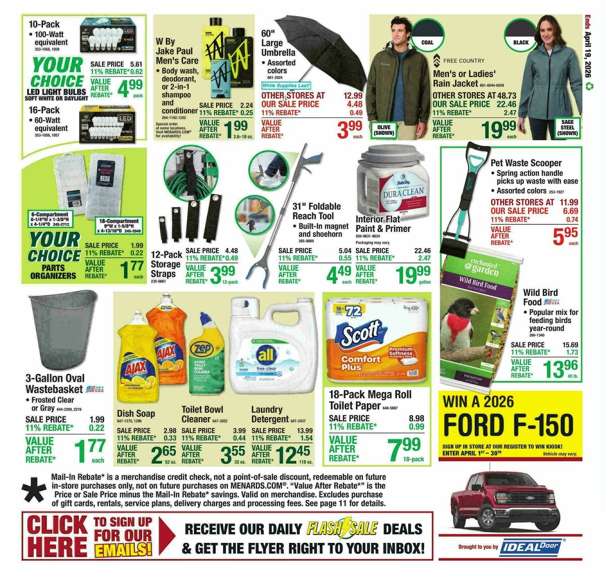 Menards Weekly Ad from April 8