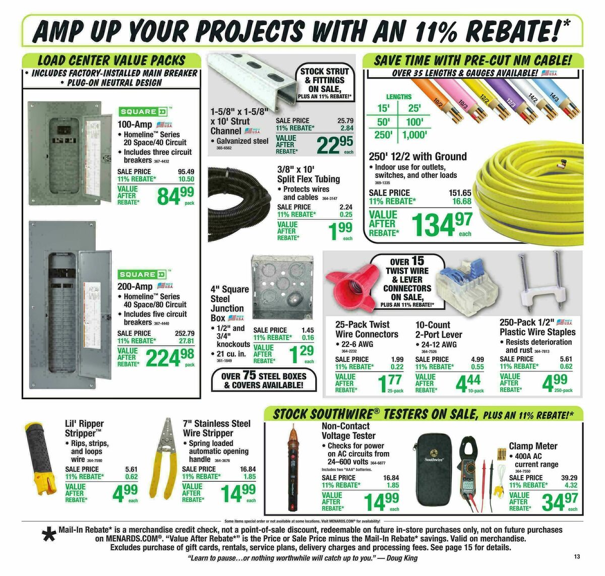 Menards Weekly Ad from April 15