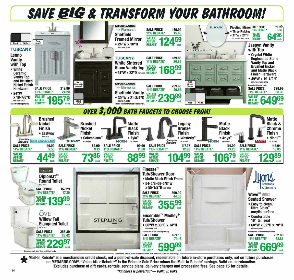 Menards Weekly Ad from April 15