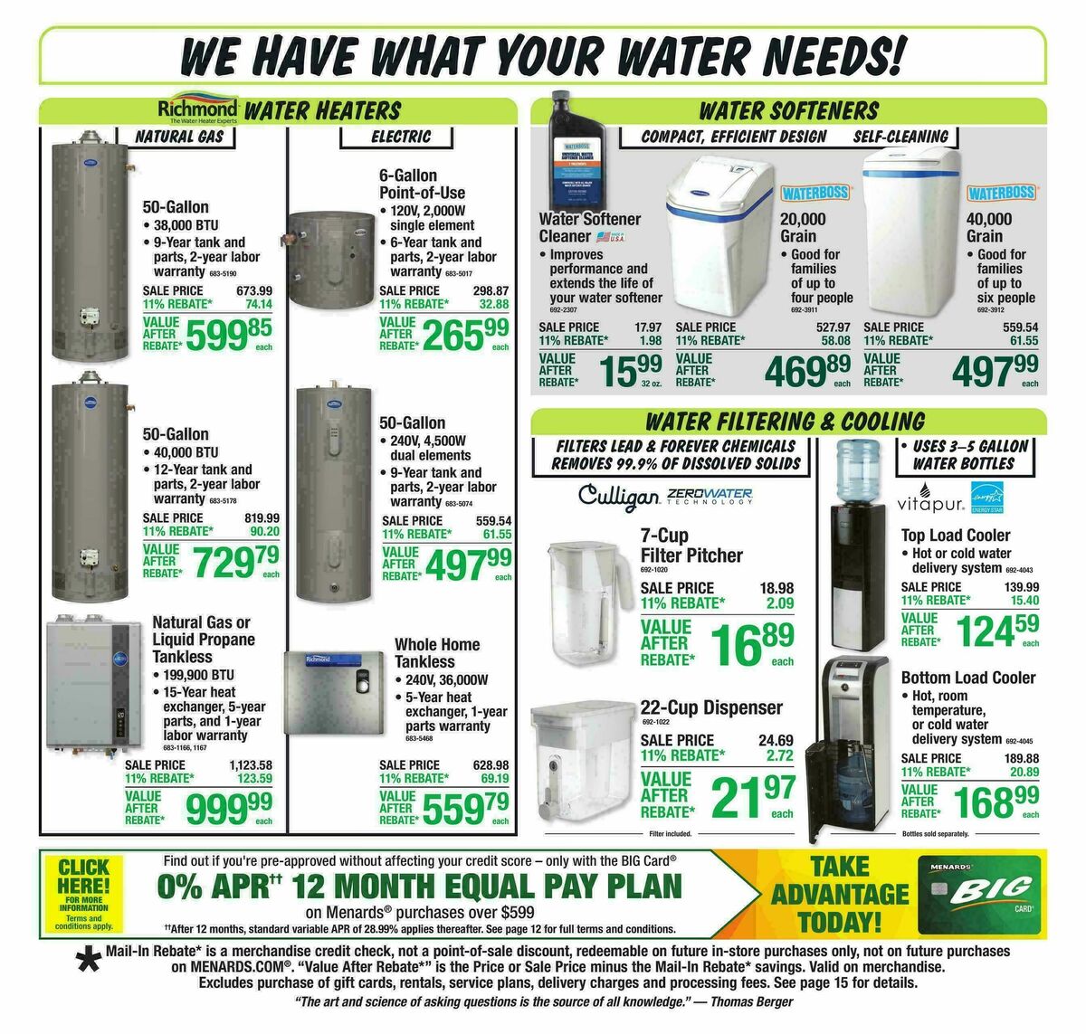 Menards Weekly Ad from April 15