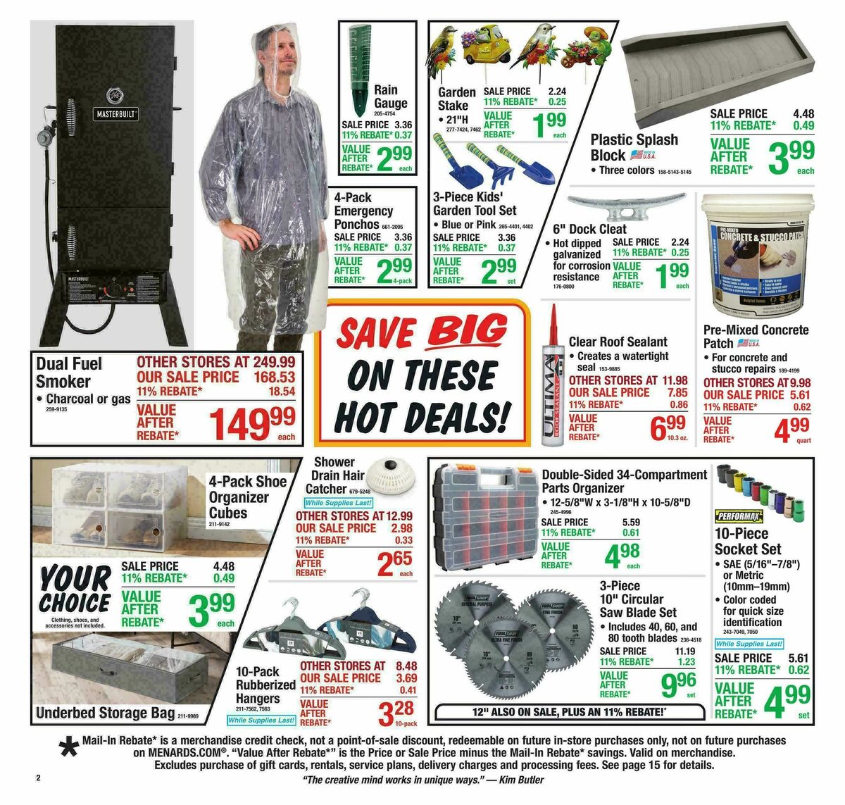 Menards Weekly Ad from April 15