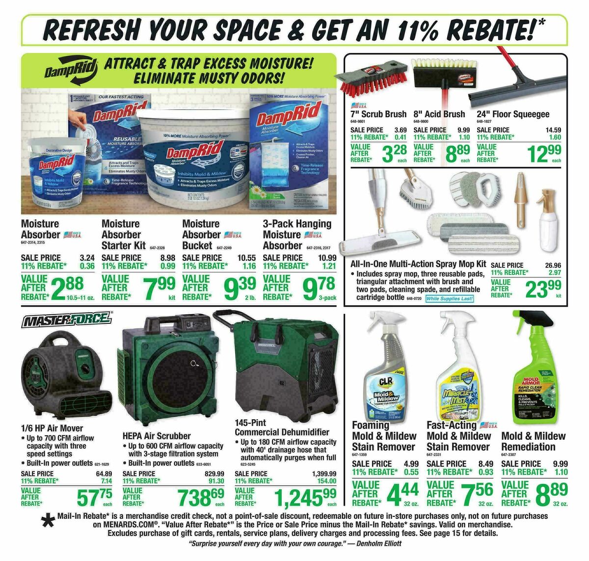 Menards Weekly Ad from April 15