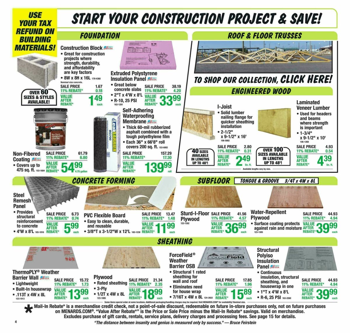 Menards Weekly Ad from April 15