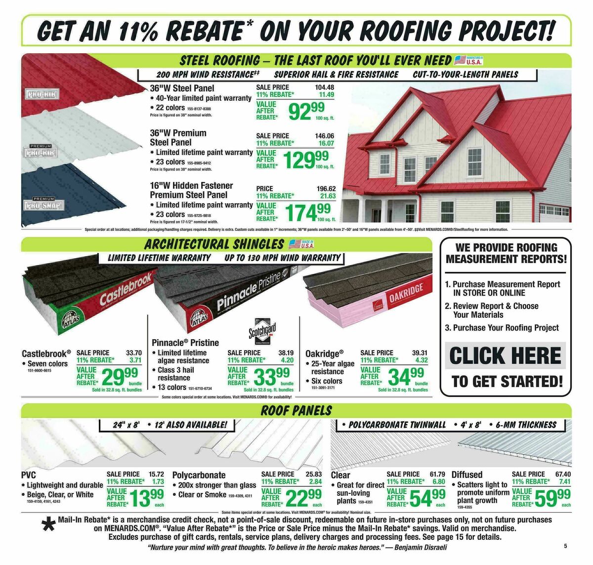 Menards Weekly Ad from April 15