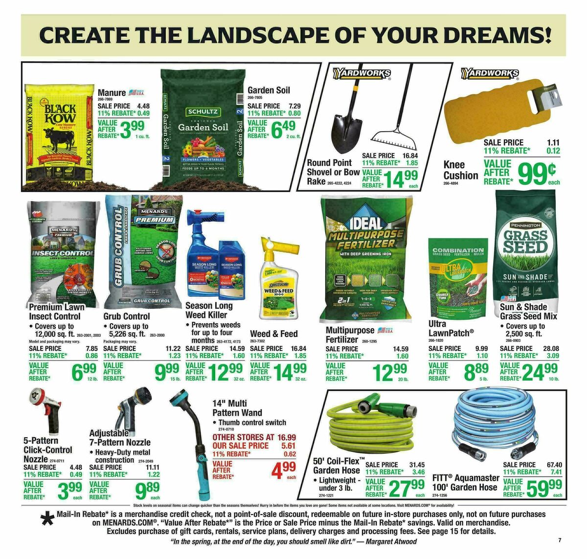 Menards Weekly Ad from April 15