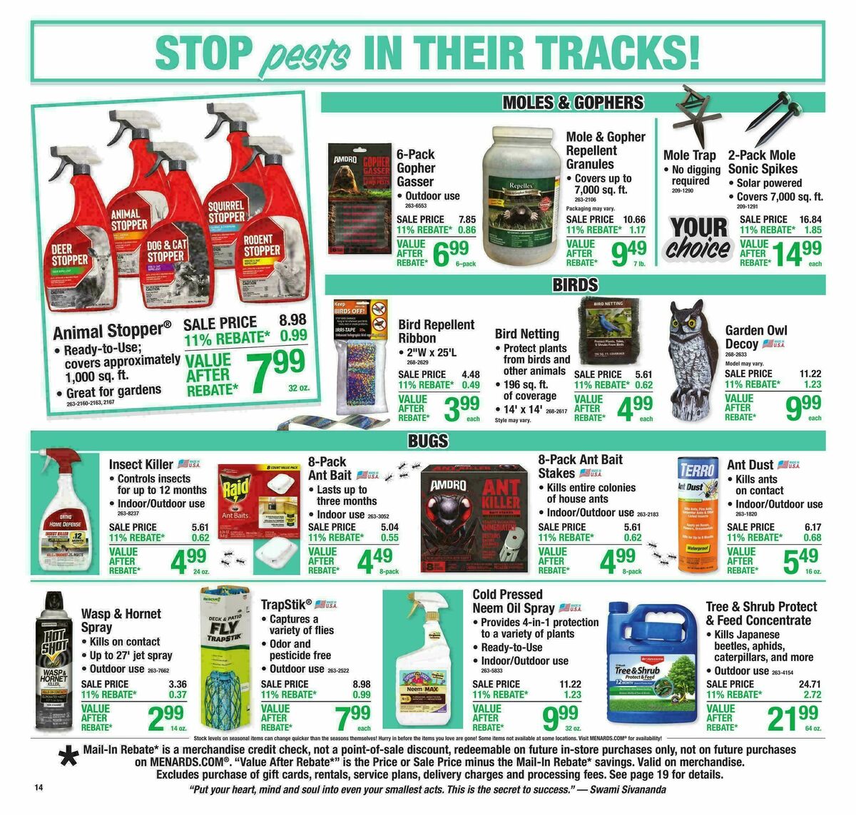 Menards Weekly Ad from April 22