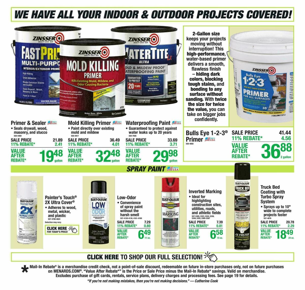 Menards Weekly Ad from April 22