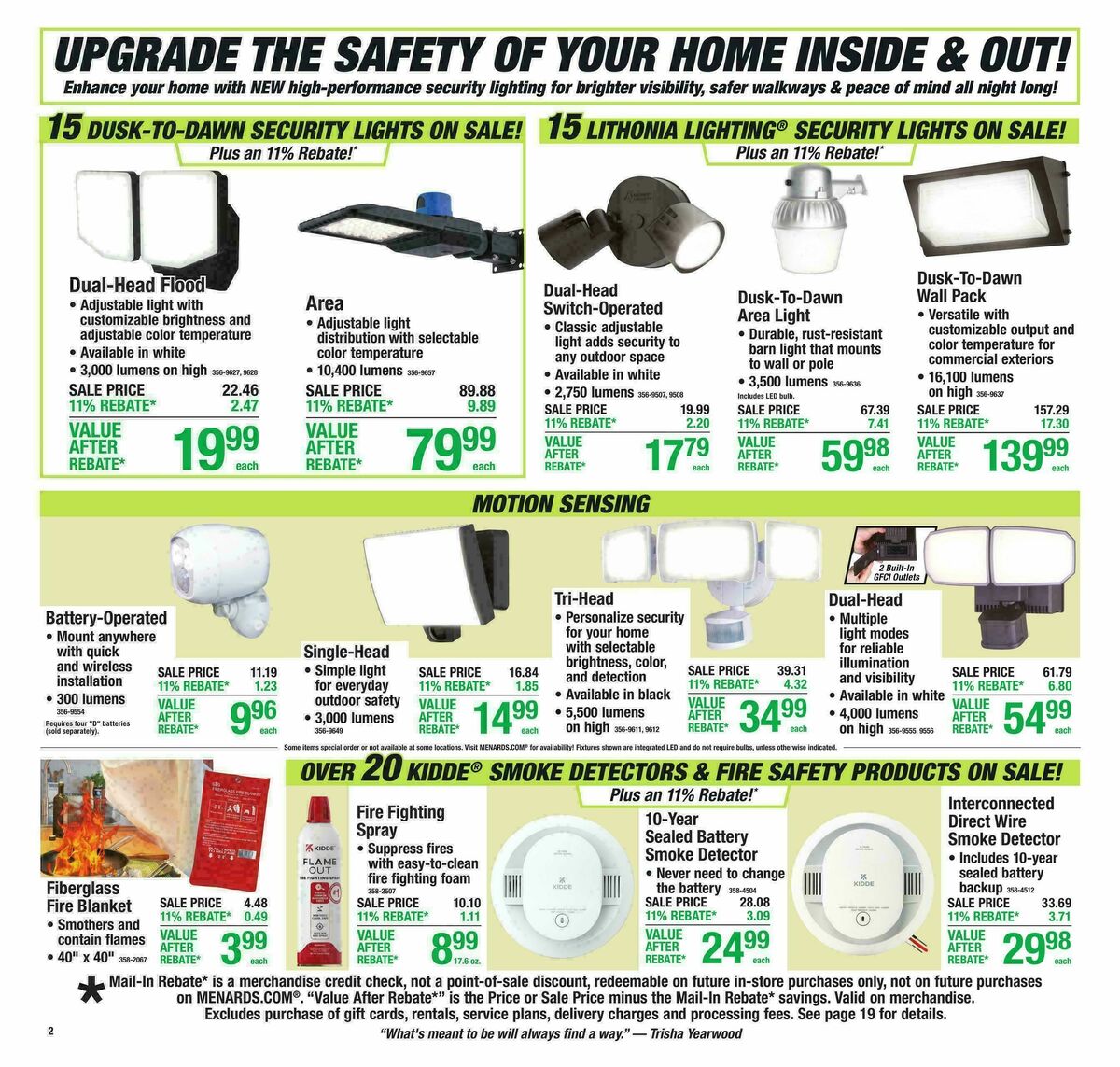 Menards Weekly Ad from April 22