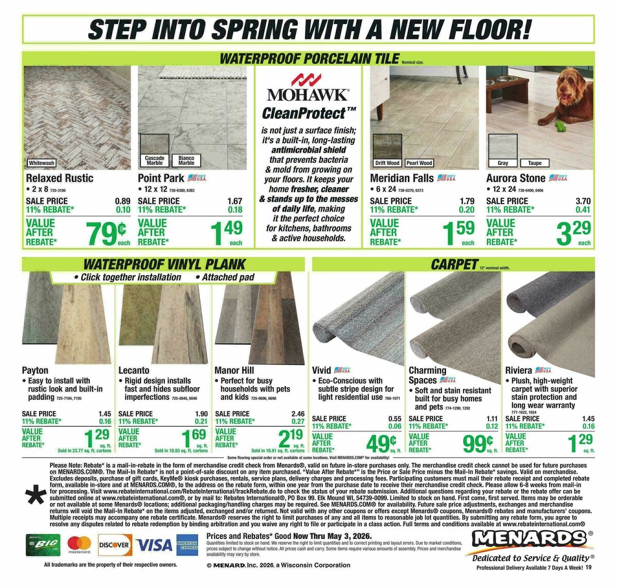 Menards Weekly Ad from April 22