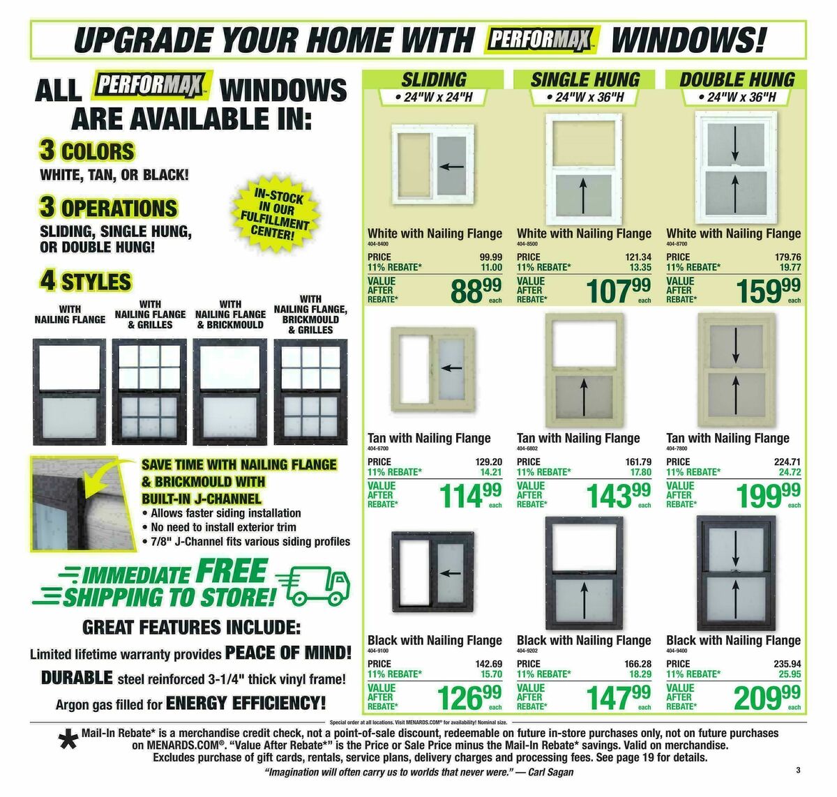Menards Weekly Ad from April 22