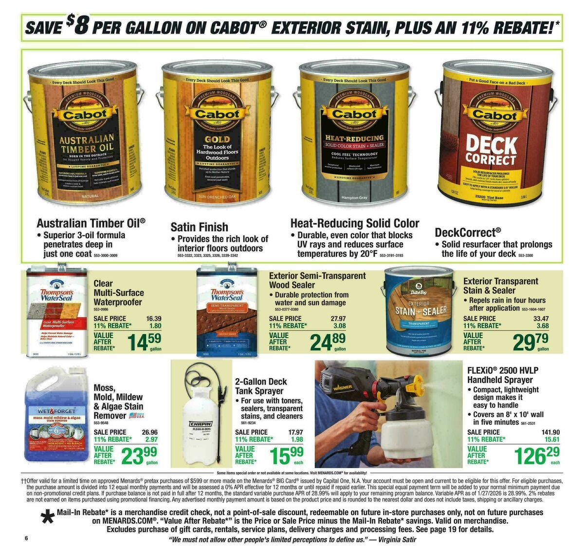 Menards Weekly Ad from April 22