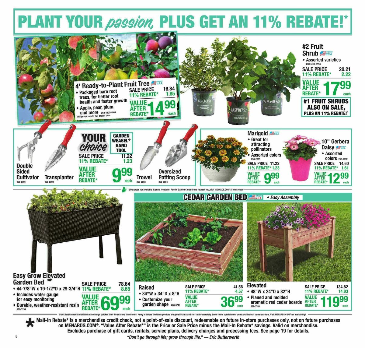 Menards Weekly Ad from April 22