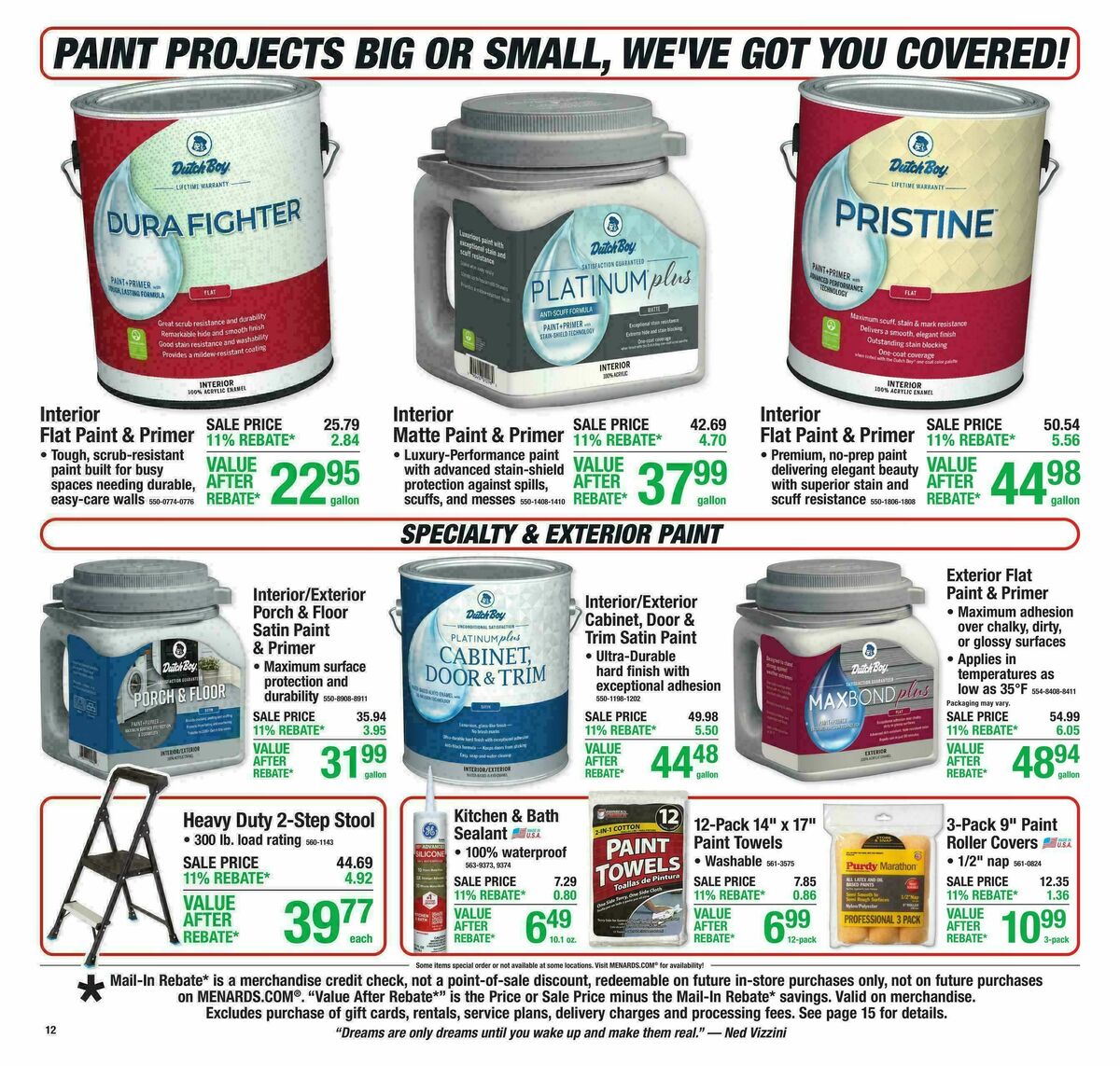 Menards Weekly Ad from April 29