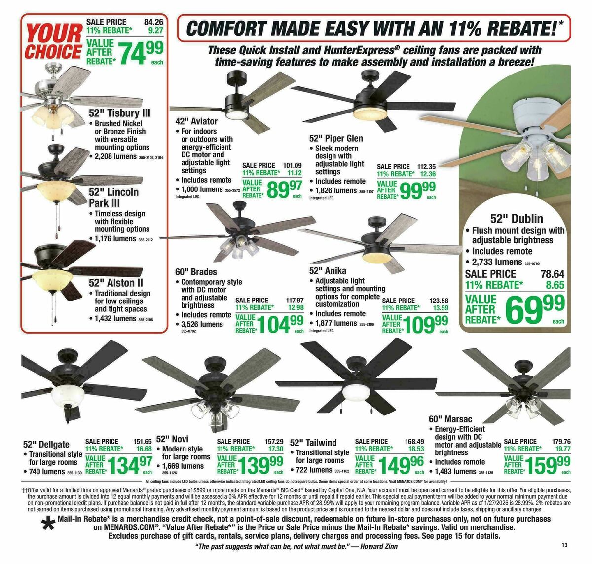 Menards Weekly Ad from April 29