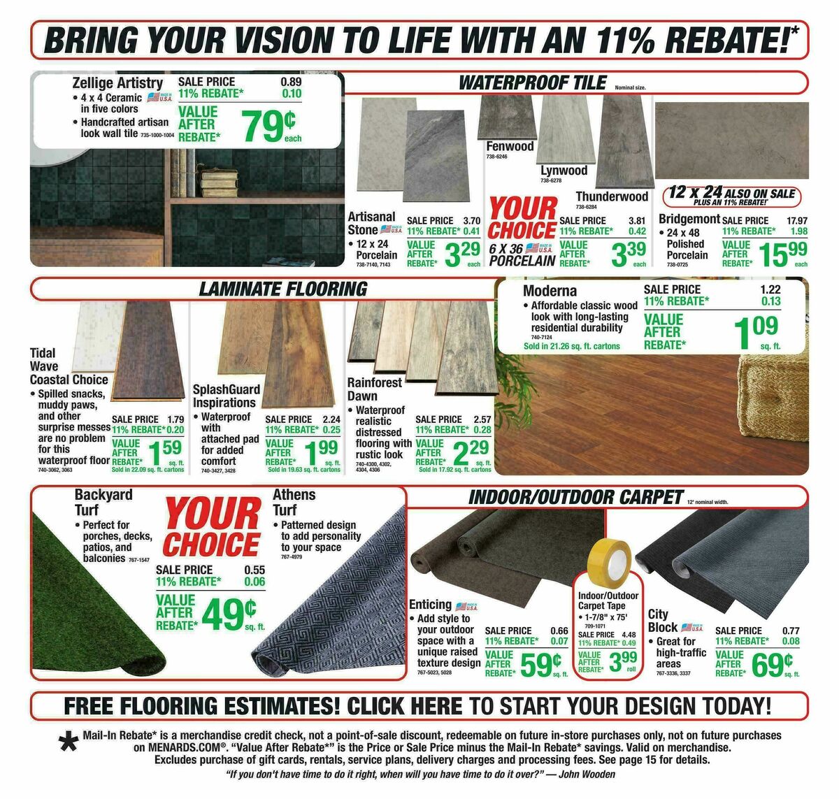 Menards Weekly Ad from April 29