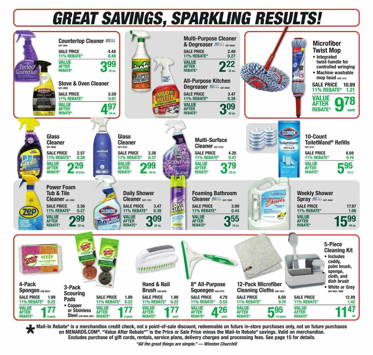 Menards Weekly Ad from April 29