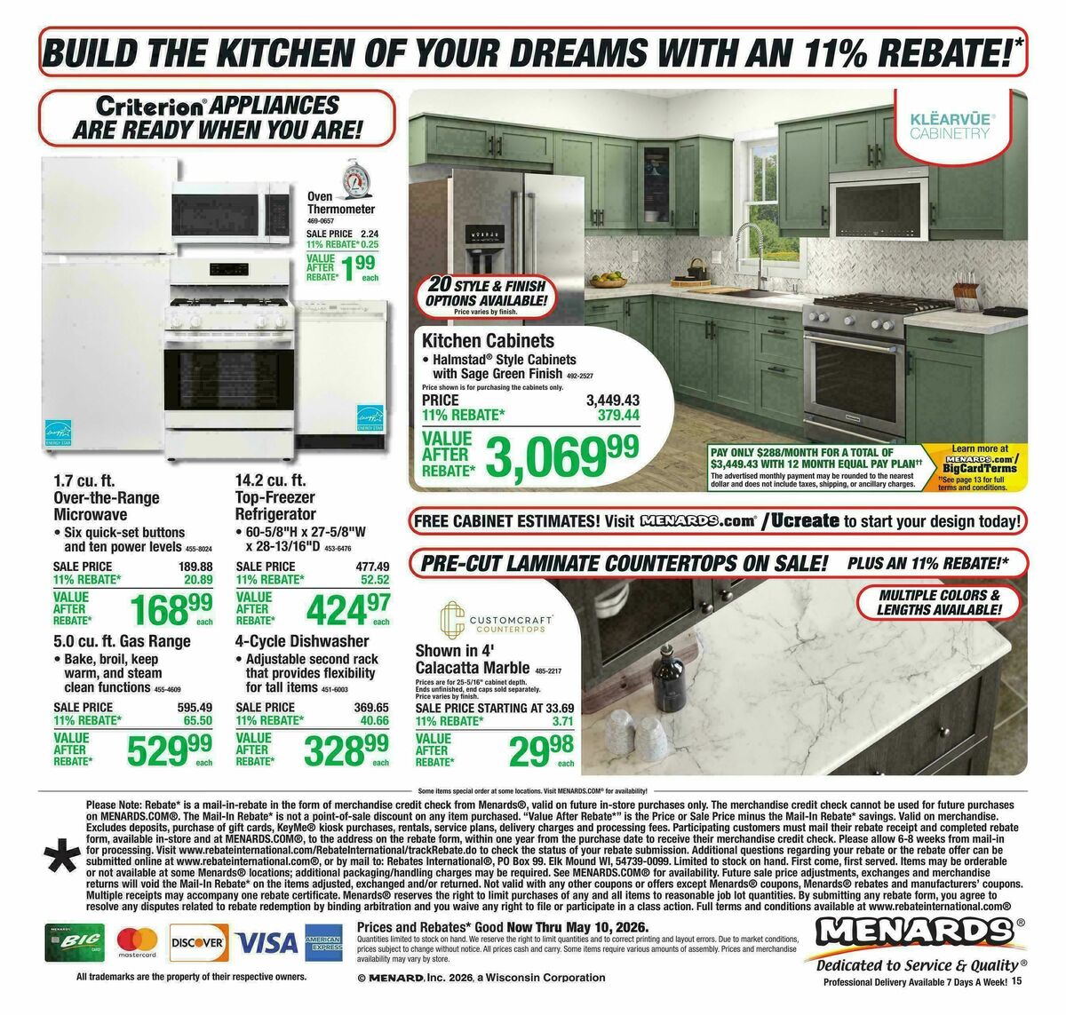 Menards Weekly Ad from April 29
