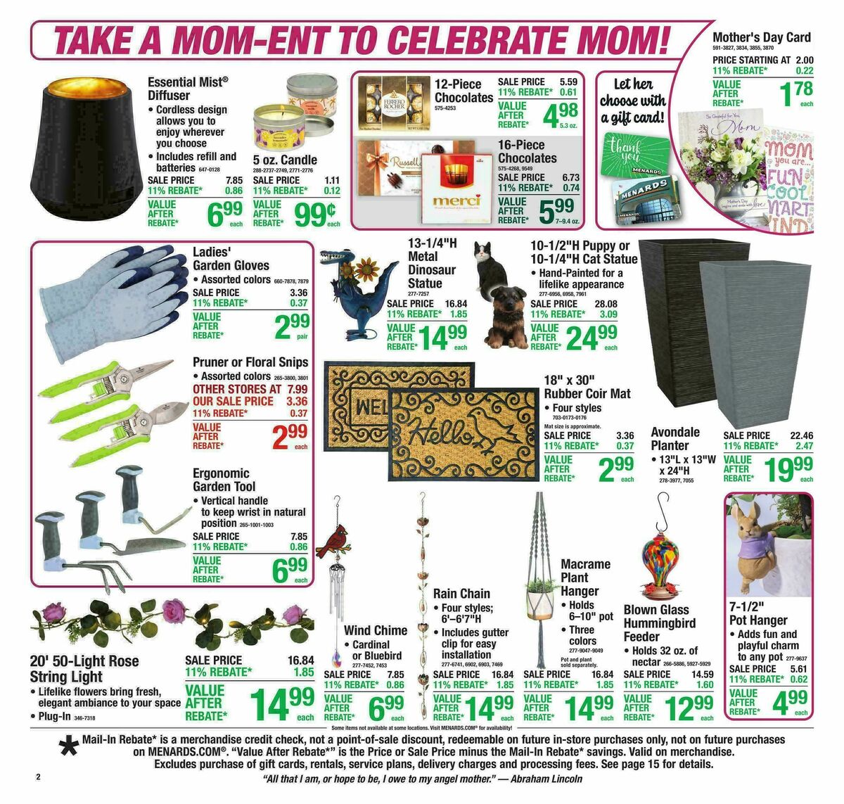 Menards Weekly Ad from April 29
