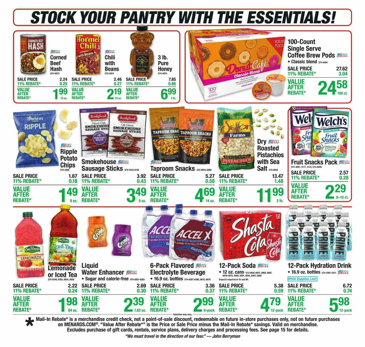 Menards Weekly Ad from April 29