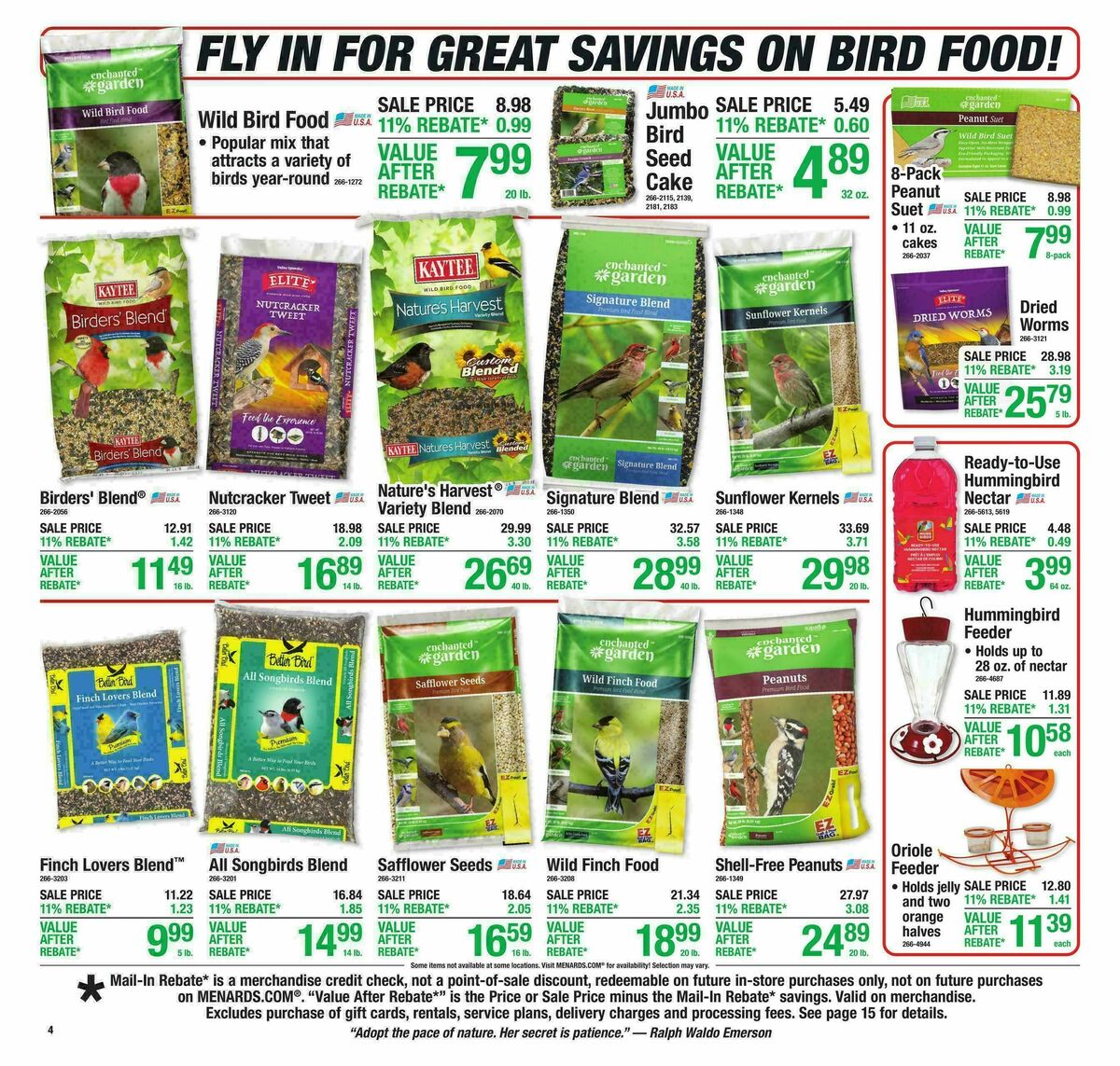 Menards Weekly Ad from April 29
