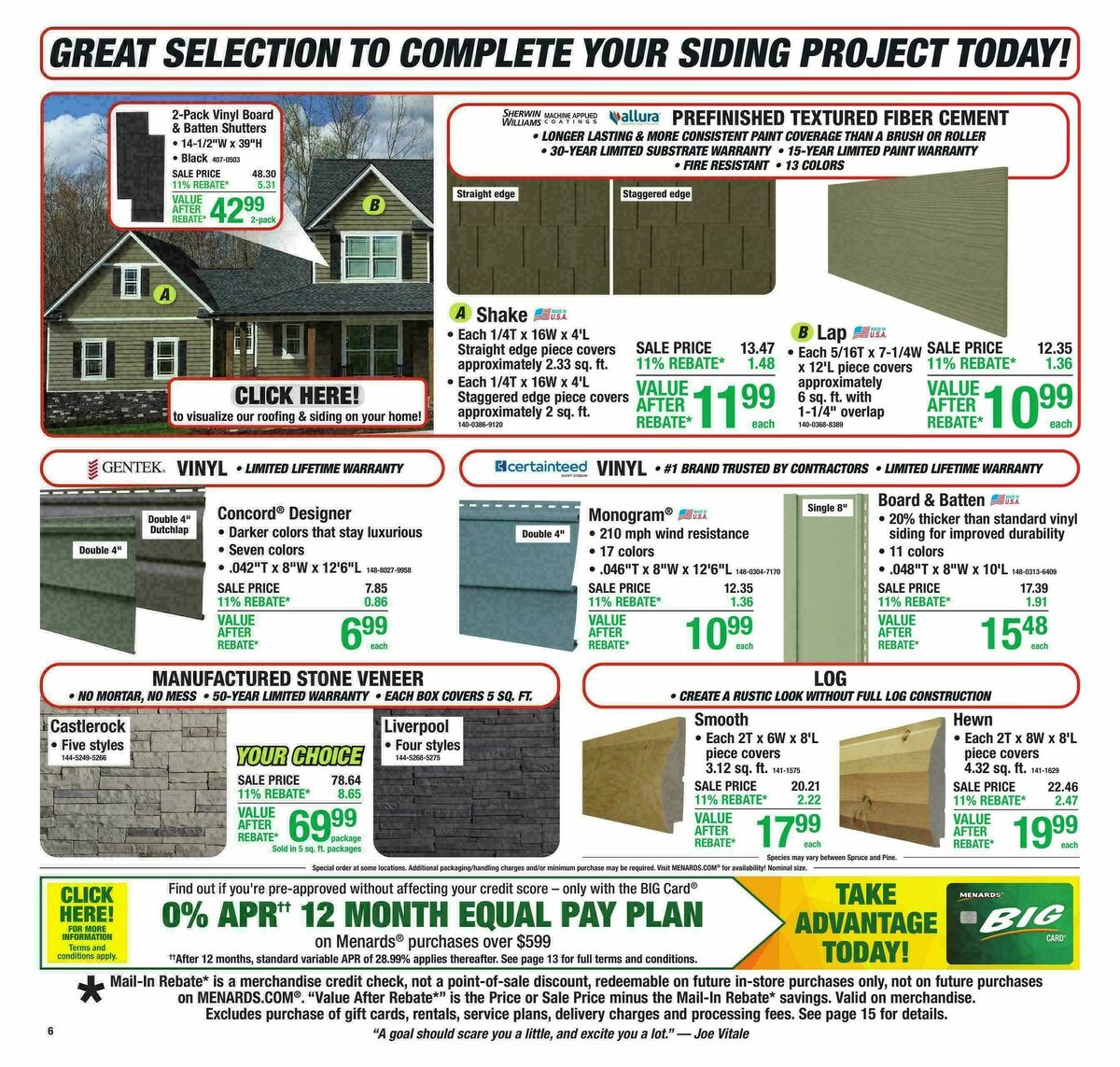Menards Weekly Ad from April 29