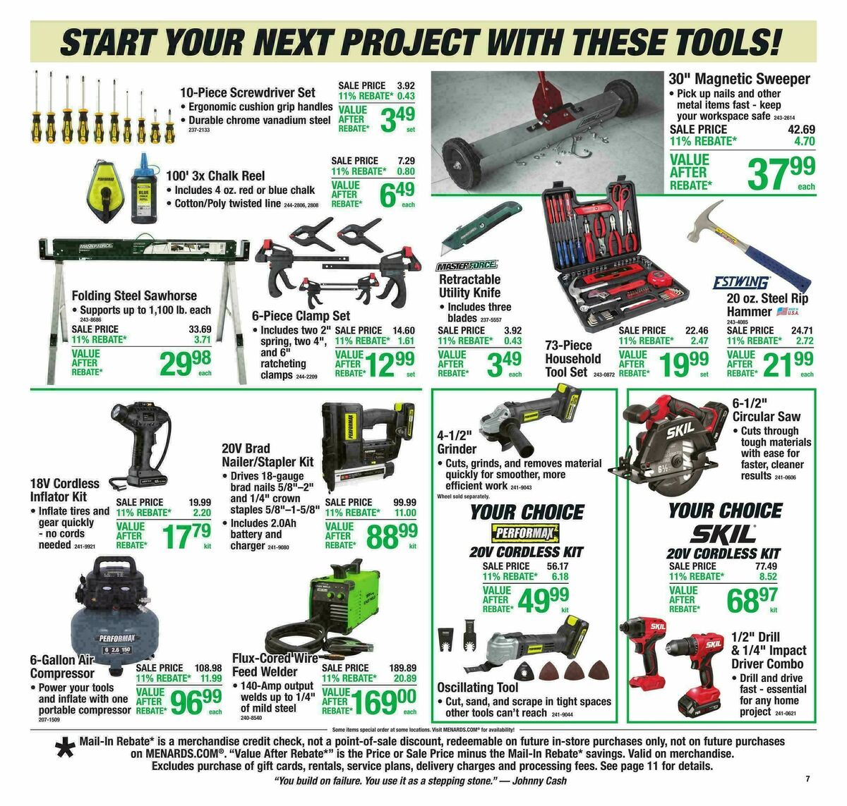 Menards Weekly Ad from May 6