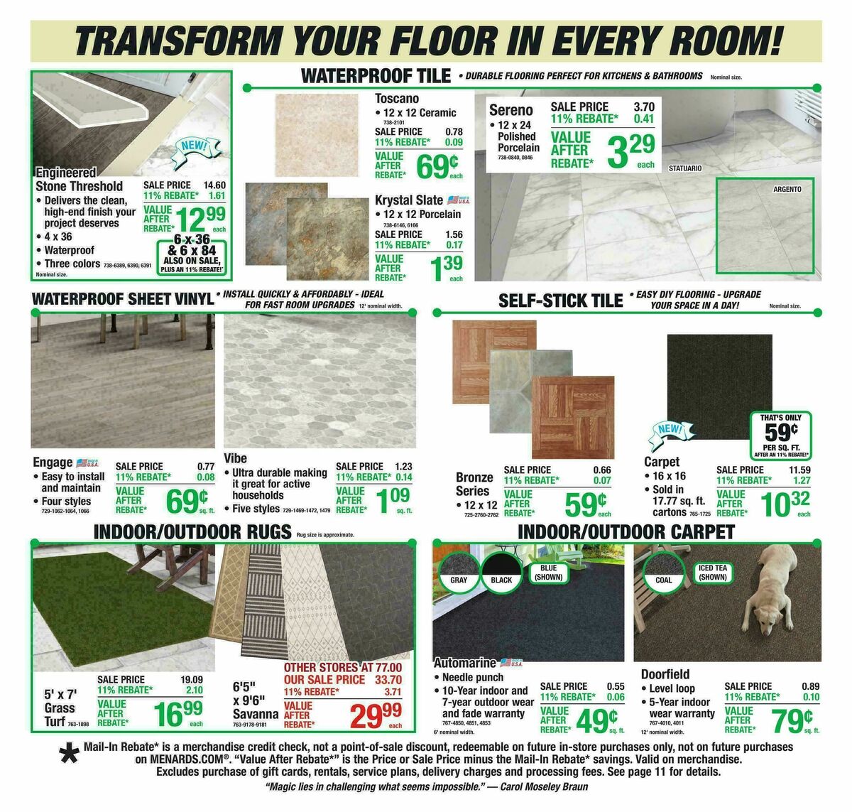 Menards Weekly Ad from May 6