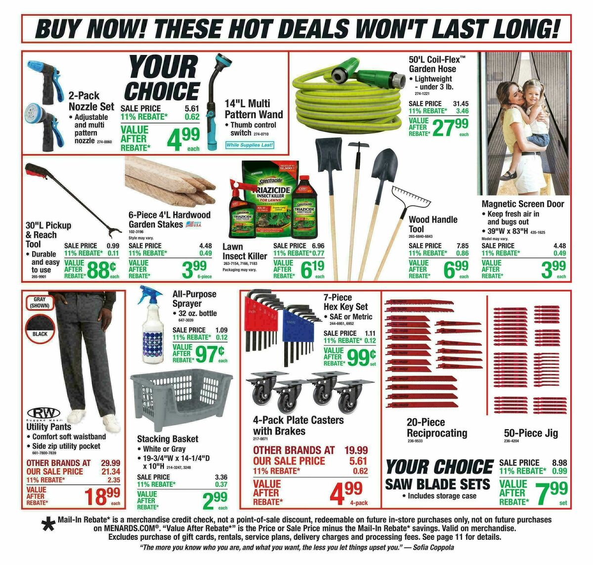 Menards Weekly Ad from May 6
