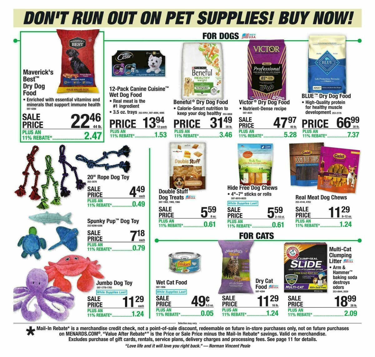 Menards Weekly Ad from May 6