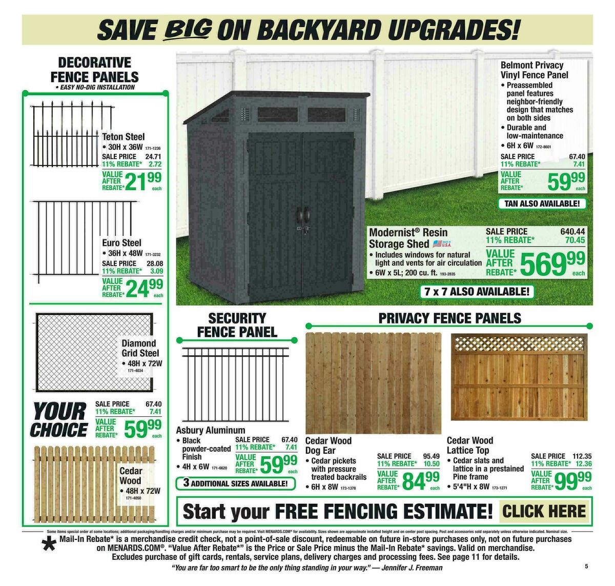 Menards Weekly Ad from May 6