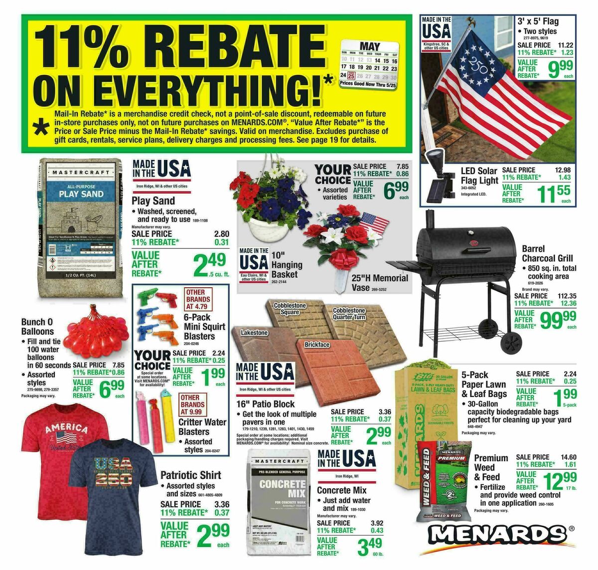 Menards Weekly Ad from May 13